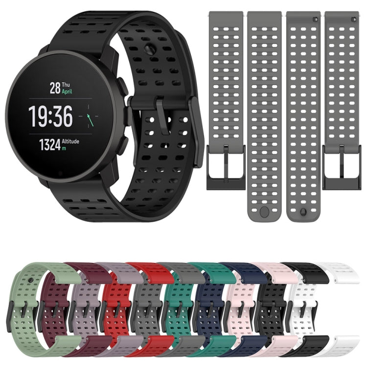 For Suunto 9 Peak Pro / Suunto Vertical Silicone Replacement Watch Band(White) - by buy2fix | Online Shopping UK | buy2fix