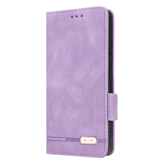 For Xiaomi Redmi Note 13 Pro 5G Magnetic Clasp Leather Phone Case(Purple) by buy2fix