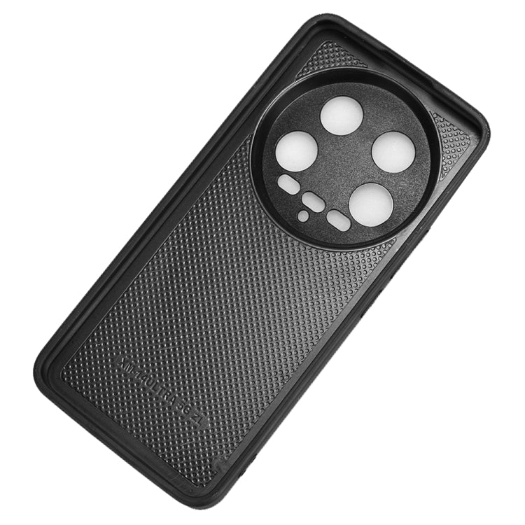 For Xiaomi 14 Ultra Sewing Cow Pattern Skin PC + PU + TPU Phone Case(Orange) - Xiaomi 14 Ultra Cases by buy2fix | Online Shopping UK | buy2fix