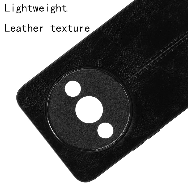 For Xiaomi Redmi A3 Sewing Cow Pattern Skin PC + PU + TPU Phone Case(Black) by buy2fix