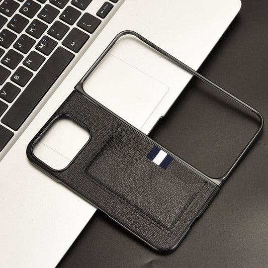 For Google Pixel 9 Pro Fold Litchi Texture Card Slots Back Cover Phone Case(Black) by buy2fix