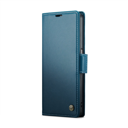 For OPPO A96 4G Global/A36 4G/K10 4G/A76 4G CaseMe 023 Butterfly Buckle Litchi Texture RFID Anti-theft Leather Phone Case(Blue) by CaseMe