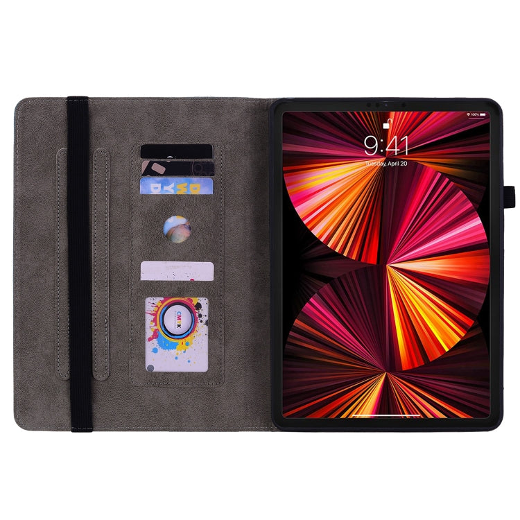 For iPad Pro 11 2021 / Air 4 2020 Butterfly Rose Embossed Leather Smart Tablet Case(Purple) - iPad Pro 11 (2022/2021) Cases by buy2fix | Online Shopping UK | buy2fix