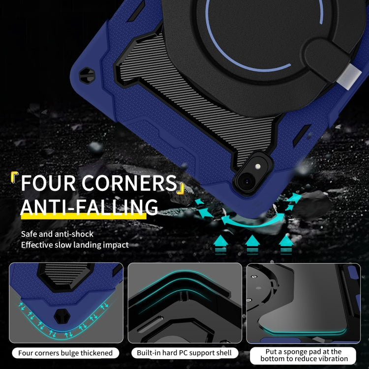 For Huawei MatePad 11 2023 Armor Contrast Color Silicone + PC Tablet Case(Navy Blue) - Huawei by buy2fix | Online Shopping UK | buy2fix