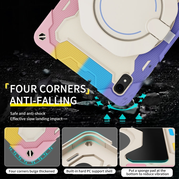 For Huawei MatePad 11 2023 Armor Contrast Color Silicone + PC Tablet Case(Colorful Pink) - Huawei by buy2fix | Online Shopping UK | buy2fix