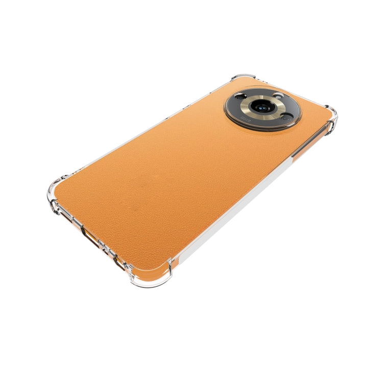 For Realme 11 5G Shockproof Non-slip Thickening TPU Phone Case(Transparent) by buy2fix
