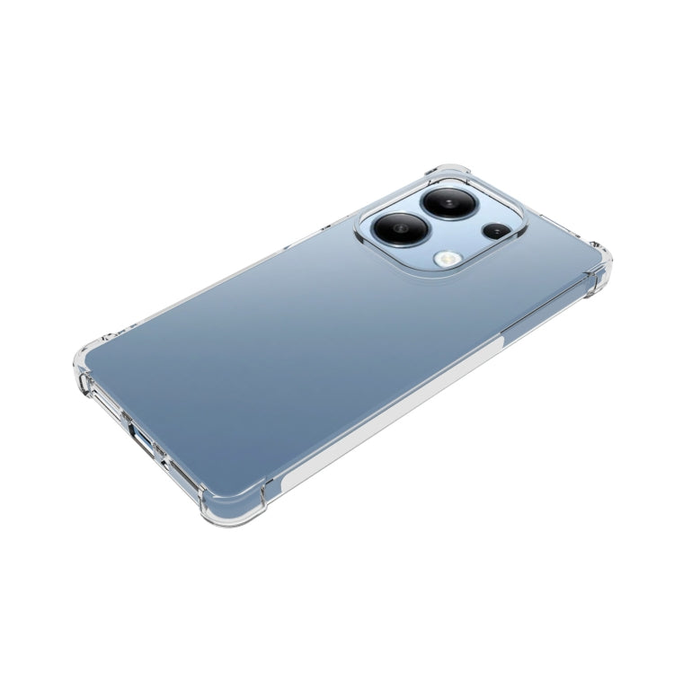 For Xiaomi Redmi Note 13 Pro 4G Shockproof Non-slip Thickening TPU Phone Case(Transparent) by buy2fix
