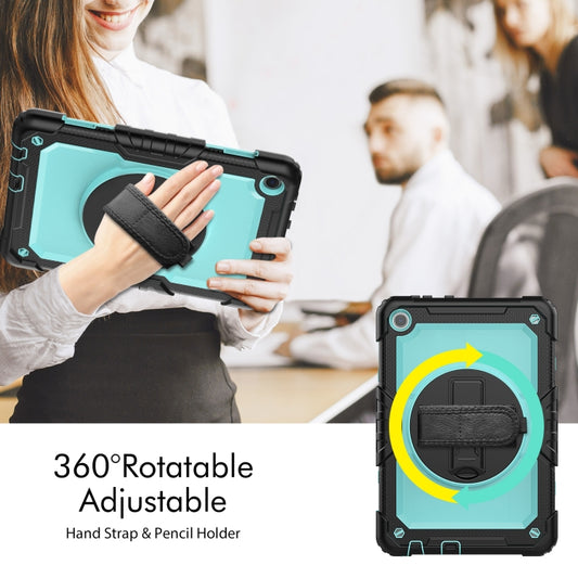 For Lenovo Tab M10 10.1 Gen 3rd Silicone Hybrid PC Tablet Case with Shoulder Strap(Light Blue PC) - Lenovo by buy2fix | Online Shopping UK | buy2fix