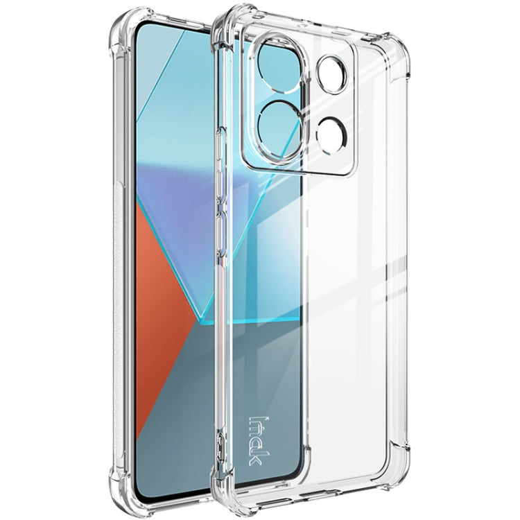 For Xiaomi Redmi Note 13 Pro 5G imak Shockproof Airbag TPU Phone Case(Transparent) - Xiaomi Cases by imak | Online Shopping UK | buy2fix