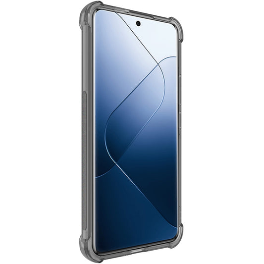 For Xiaomi 14 Pro 5G imak Shockproof Airbag TPU Phone Case(Transparent Black) by imak