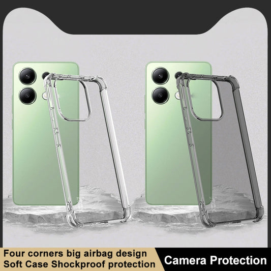 For Xiaomi Redmi Note 13 4G Global imak Shockproof Airbag TPU Phone Case(Transparent) by imak