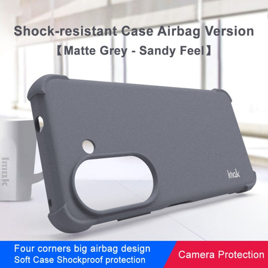 For Asus Zenfone 10 5G imak Shockproof Airbag TPU Phone Case(Matte Grey) by imak