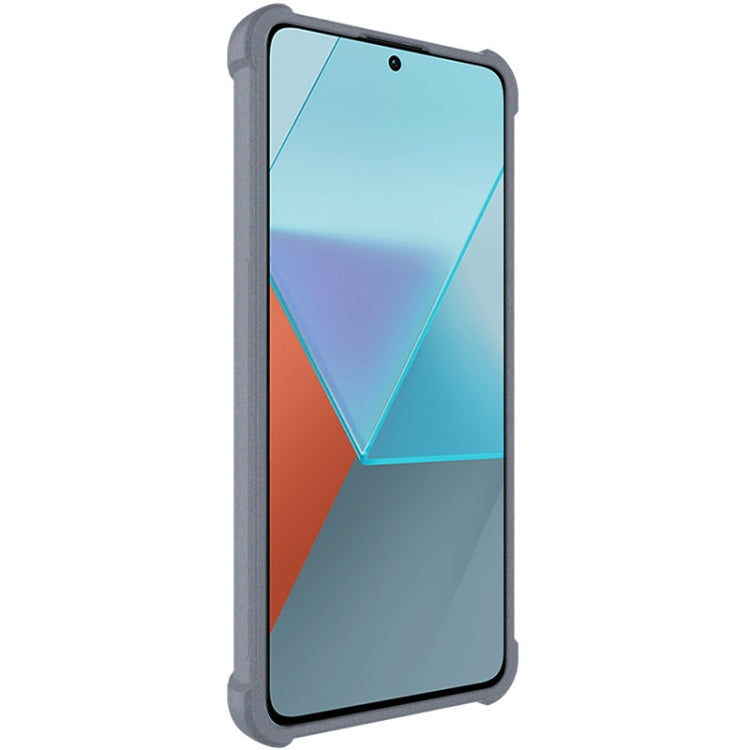 For Xiaomi Redmi Note 13 Pro+ 5G imak Shockproof Airbag TPU Phone Case(Matte Grey) - Xiaomi Cases by imak | Online Shopping UK | buy2fix