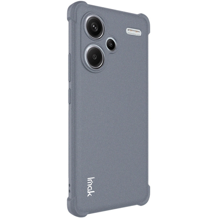 For Xiaomi Redmi Note 13 Pro 5G imak Shockproof Airbag TPU Phone Case(Matte Grey) - Xiaomi Cases by imak | Online Shopping UK | buy2fix