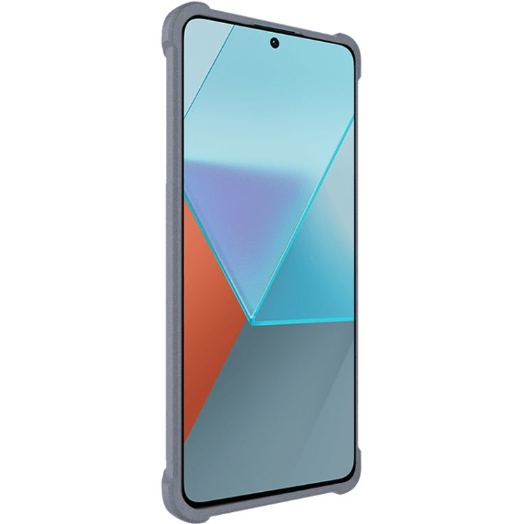 For Xiaomi Redmi Note 13 Pro 5G imak Shockproof Airbag TPU Phone Case(Matte Grey) - Xiaomi Cases by imak | Online Shopping UK | buy2fix