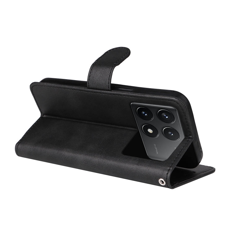 For Xiaomi Redmi K70 / K70 Pro Classic Calf Texture Flip Leather Phone Case(Black) - Xiaomi Cases by buy2fix | Online Shopping UK | buy2fix