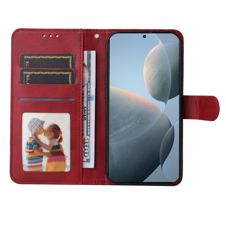 For Xiaomi Redmi K70 / K70 Pro Classic Calf Texture Flip Leather Phone Case(Red) - Xiaomi Cases by buy2fix | Online Shopping UK | buy2fix