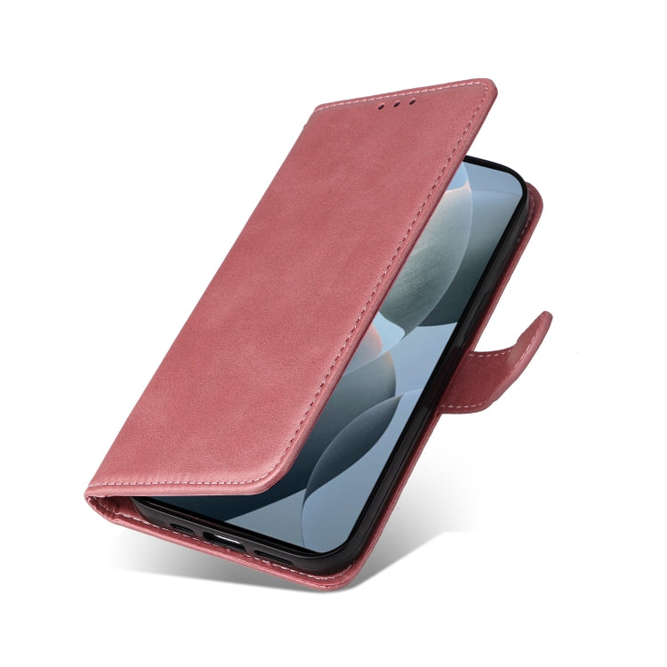 For Xiaomi Redmi K70 / K70 Pro Classic Calf Texture Flip Leather Phone Case(Rose Gold) - Xiaomi Cases by buy2fix | Online Shopping UK | buy2fix