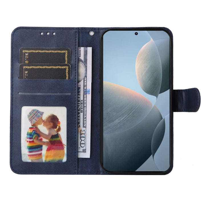 For Xiaomi Redmi K70 / K70 Pro Classic Calf Texture Flip Leather Phone Case(Blue) - Xiaomi Cases by buy2fix | Online Shopping UK | buy2fix