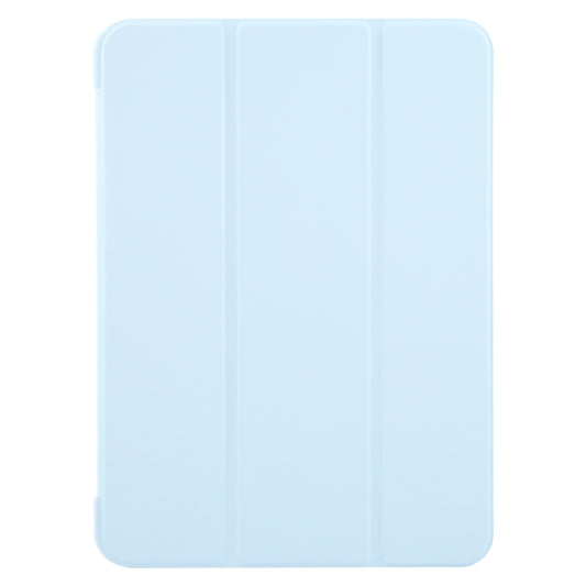 For iPad Pro 11 2025 / 2024 GEBEI 3-folding Holder Shockproof Flip Leather Tablet Case(Sky Blue) by GEBEI