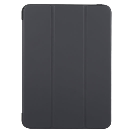 For iPad Air 13 2025 / 2024 GEBEI 3-folding Holder Shockproof Flip Leather Tablet Case(Black) - iPad Air 13 2025 / 2024 Cases by GEBEI | Online Shopping UK | buy2fix