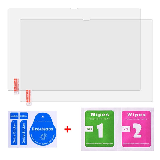 For Doogee T30 Pro / Google Pixel Tablet 2pcs 9H 0.3mm Explosion-proof Tempered Glass Film by buy2fix