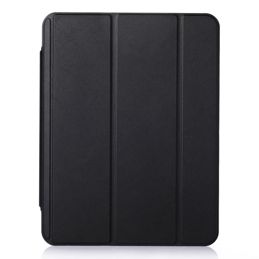 For iPad 10.2 2021 / 2020 / 10.5 3-Fold Lock Buckle Leather Smart Tablet Case(Black) - iPad 10.2 Cases by buy2fix | Online Shopping UK | buy2fix