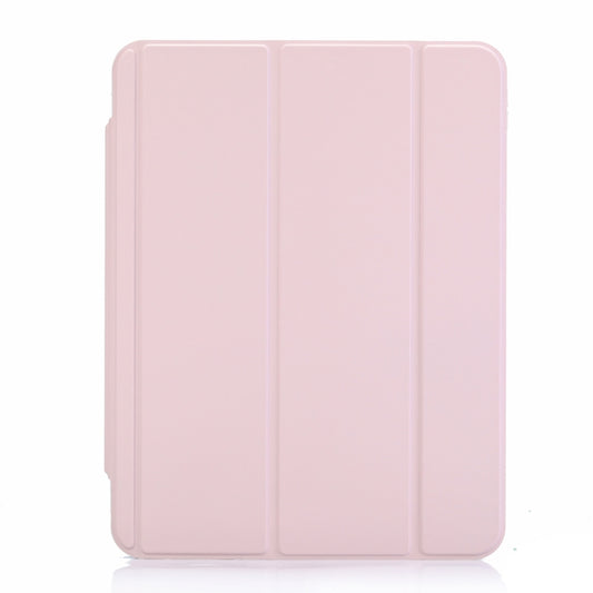 For iPad Air / Air 2 / 9.7 2017 / 2018 3-Fold Lock Buckle Leather Smart Tablet Case(Pink) - iPad 9.7 (2018) & (2017) Cases by buy2fix | Online Shopping UK | buy2fix
