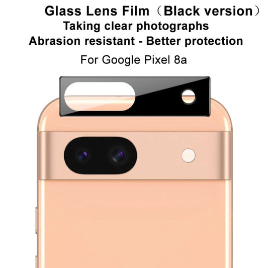 For Google Pixel 8a IMAK Rear Camera Lens Glass Film Black Version by imak