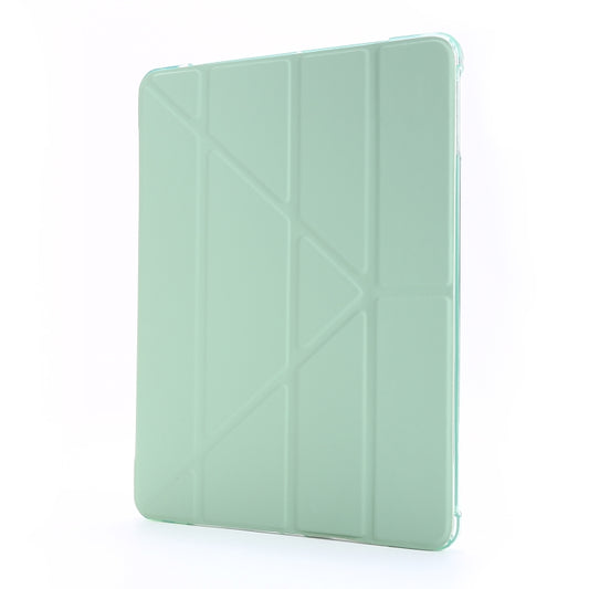 For iPad 9.7 (2018) & (2017) Airbag Deformation Horizontal Flip Leather Case with Holder & Pen Holder(Mint Green) - iPad 9.7 (2018) & (2017) Cases by buy2fix | Online Shopping UK | buy2fix