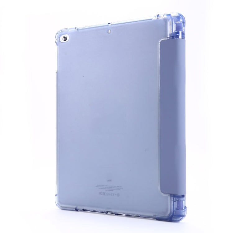 For iPad Air 2 Airbag Deformation Horizontal Flip Leather Case with Holder & Pen Holder(Purple) - More iPad Cases by buy2fix | Online Shopping UK | buy2fix