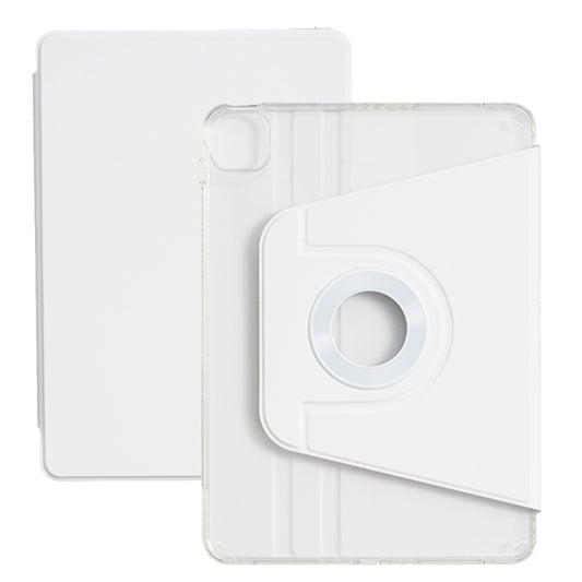 For iPad Pro 11 2022 / 2021 / 2020 Magnetic Split Leather Smart Tablet Case(White) - iPad Pro 11 (2022/2021) Cases by buy2fix | Online Shopping UK | buy2fix