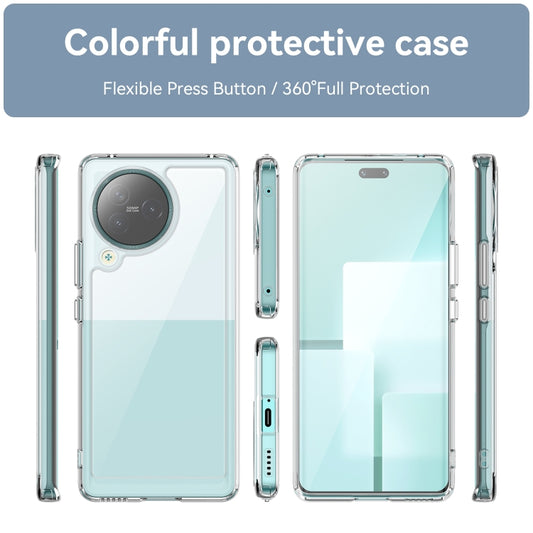 For Xiaomi Civi 3 Colorful Series Acrylic Hybrid TPU Phone Case(Transparent) by buy2fix