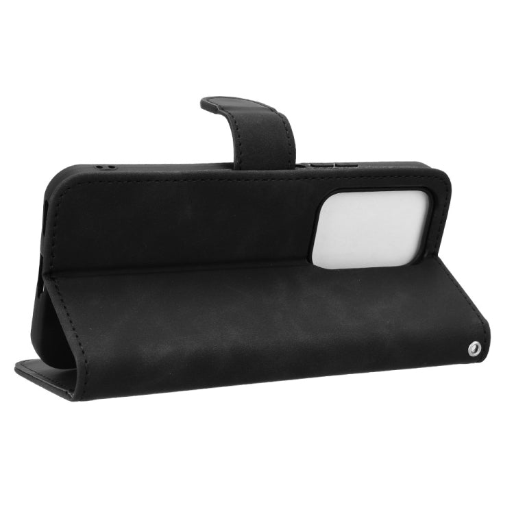 For Honor 200 Lite Global Skin Feel Magnetic Flip Leather Phone Case(Black) - Honor Cases by buy2fix | Online Shopping UK | buy2fix