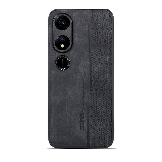 For Honor Play 40 AZNS 3D Embossed Skin Feel Phone Case(Black) - Honor Cases by AZNS | Online Shopping UK | buy2fix