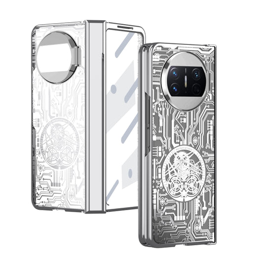 For Huawei Mate X3 Mechanical Legend Integrated Electroplating All-inclusive Phone Case(Silver) - Huawei Cases by buy2fix | Online Shopping UK | buy2fix