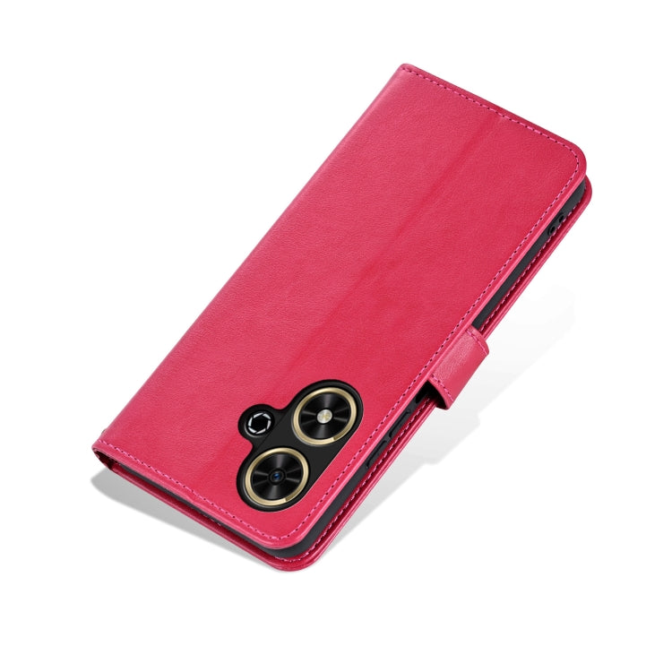 For Honor Play 50 / 50m 5G AZNS Sheepskin Texture Flip Leather Phone Case(Red) - Honor Cases by AZNS | Online Shopping UK | buy2fix