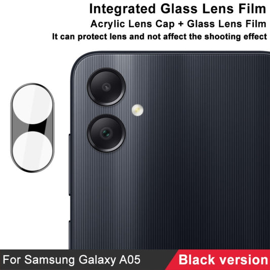 For Samsung Galaxy A05 imak High Definition Integrated Glass Lens Film Black Version by imak