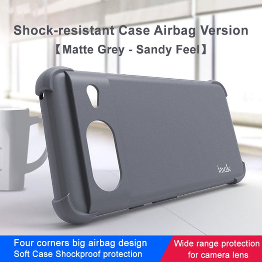 For Google Pixel 8 imak All-inclusive Shockproof Airbag TPU Case(Matte Grey) by imak