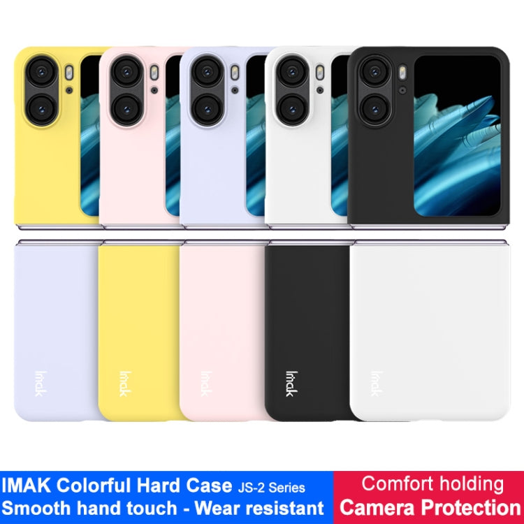 For OPPO Find N2 Flip 5G IMAK JS-2 Series Colorful PC Case(Black) by imak