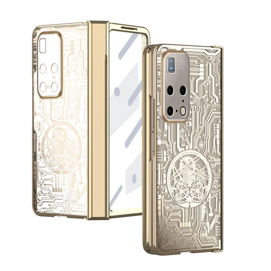 For Huawei Mate X2 Mechanical Legend Integrated Electroplating All-inclusive Phone Case(Champagne Gold) - Huawei Cases by buy2fix | Online Shopping UK | buy2fix