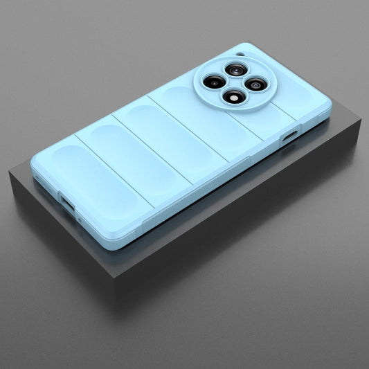 For OnePlus Ace 3 5G Magic Shield TPU + Flannel Phone Case(Light Blue) by buy2fix