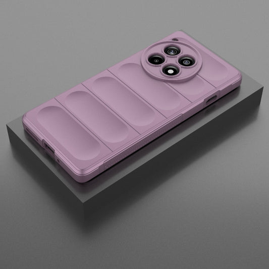 For OnePlus Ace 3 5G Magic Shield TPU + Flannel Phone Case(Purple) by buy2fix