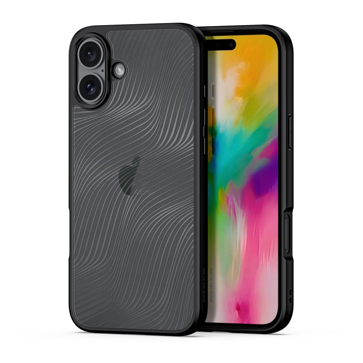 For iPhone 16 DUX DUCIS Aimo Series Frosted Feel Phone Case(Black) - iPhone 16 Cases by DUX DUCIS | Online Shopping UK | buy2fix