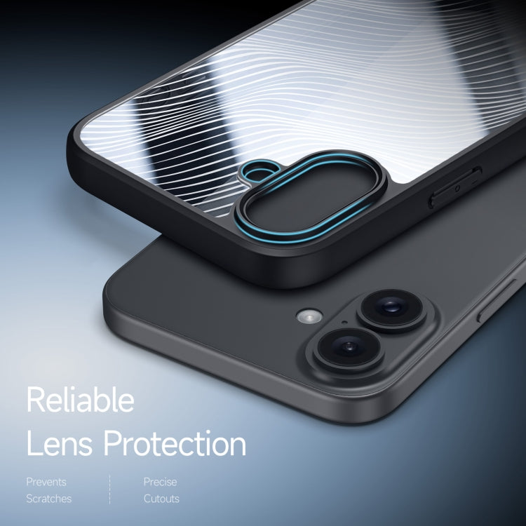 For iPhone 16 DUX DUCIS Aimo Series Frosted Feel Phone Case(Black) - iPhone 16 Cases by DUX DUCIS | Online Shopping UK | buy2fix
