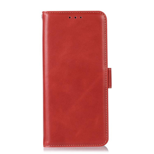 For iPhone 17 Pro Crazy Horse Top Layer Cowhide Leather Phone Case(Red) - iPhone 17 Pro Cases by buy2fix | Online Shopping UK | buy2fix