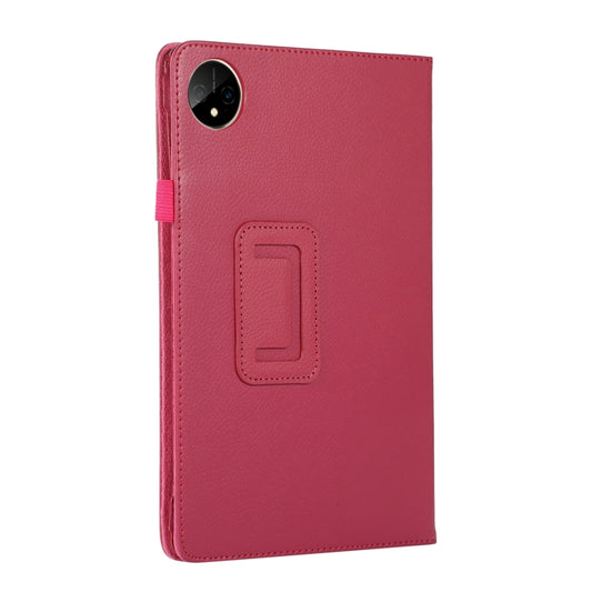 For Huawei MatePad Pro 11 2024 Litchi Texture Leather Tablet Case with Holder(Rose Red) by buy2fix
