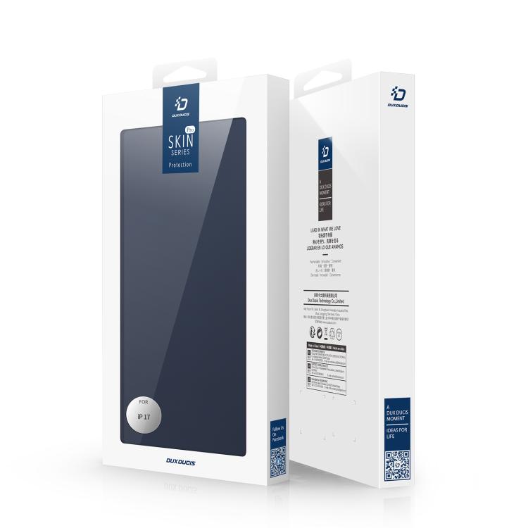 For iPhone 17 DUX DUCIS Skin Pro Series Flip Leather Phone Case(Blue) - iPhone 17 Cases by DUX DUCIS | Online Shopping UK | buy2fix