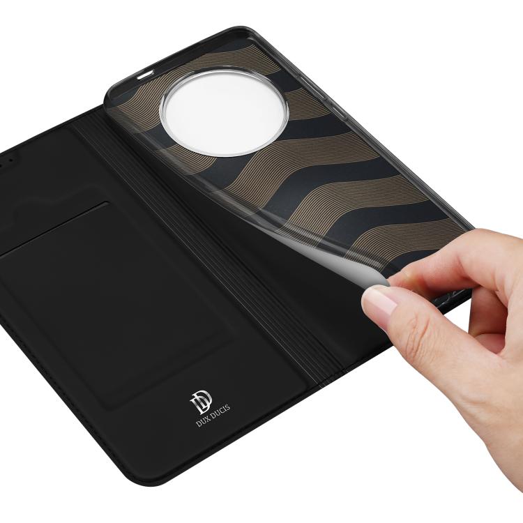 For Honor Magic7 Lite / X9c DUX DUCIS Skin Pro Series Flip Leather Phone Case(Black) - Honor Cases by DUX DUCIS | Online Shopping UK | buy2fix