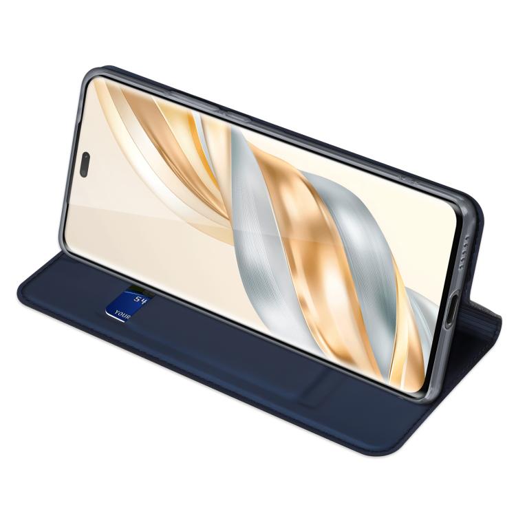 For Honor Magic7 Lite / X9c DUX DUCIS Skin Pro Series Flip Leather Phone Case(Blue) - Honor Cases by DUX DUCIS | Online Shopping UK | buy2fix